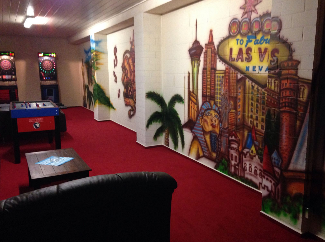 Spielhalle Interieur Bar